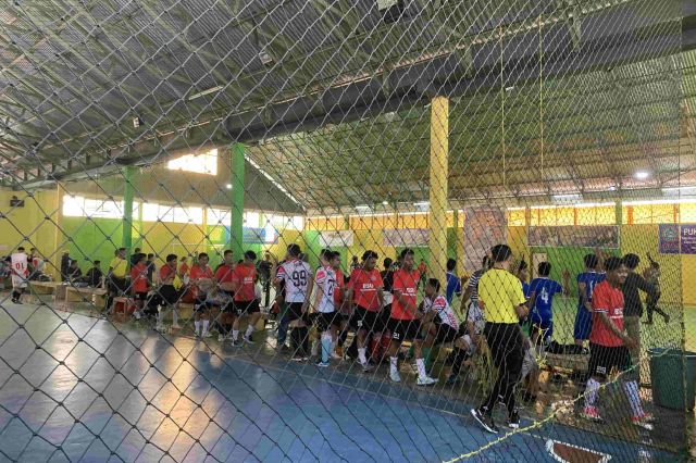 Dalam Rangka Memyambut May Day 1 Mey, Disnakertrans menyelenggarakan Kegiatan Liga Futsal