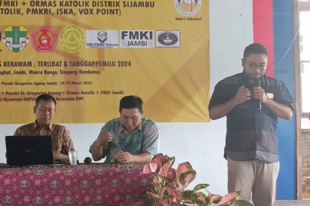 Pemuda Katolik Komda Jambi Mengikuti Kegiatan Kerawam KWI Dan Kerawam Keuskupan Agung Palembang Di Jambi