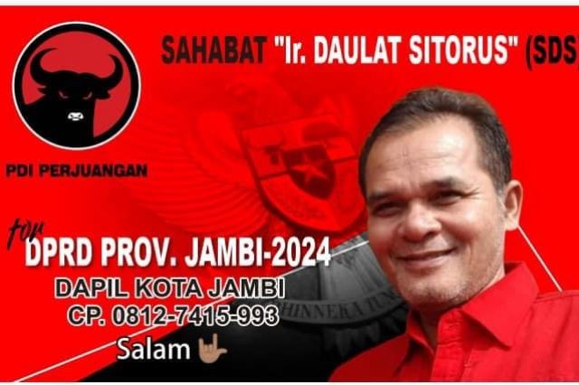 Ir. Daulat Sitorus Caleg berdarah Batak Paling Potensial, Siap Tingkatkan SDM Masyarakat Jambi