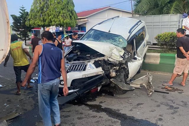 Anggota DPRD Batanghari Meninggal Dunia Setelah Menabrak Mobil CPO yang Sedang Parkir