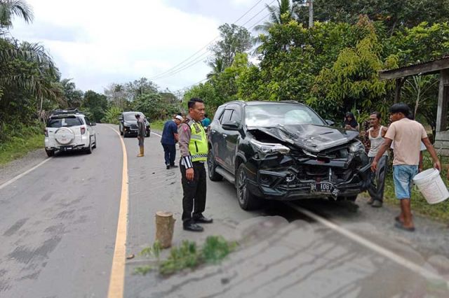 Lakalantas Menimpa Wakil Ketua DPRD Tanjabbarat, Dua Orang Dikabarkan Tewas