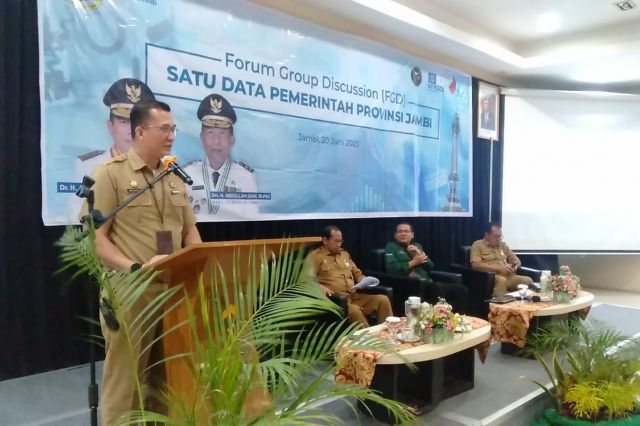 Demi Wujudkan Tata Kelola Data Akurat, Diskominfo Jambi Adakan FGD Satu Data Indonesia