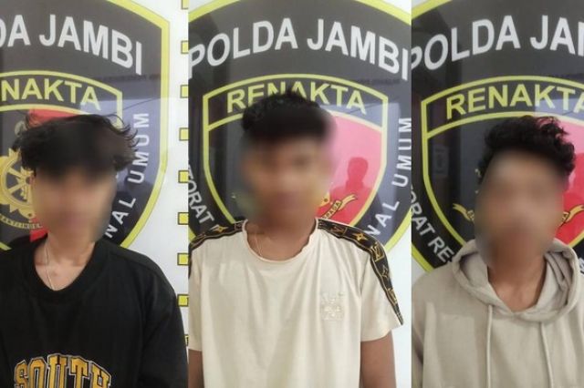 Polda Jambi Ringkus 3 Muncikari yang Tawarkan Wanita Dibawah Umur Via MiChat